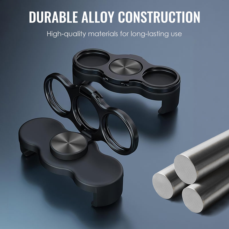 Dual-Ring Three-Finger Back Clip Holder