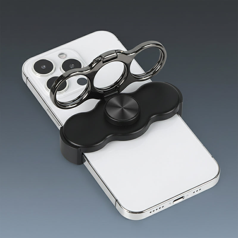 Dual-Ring Three-Finger Back Clip Holder