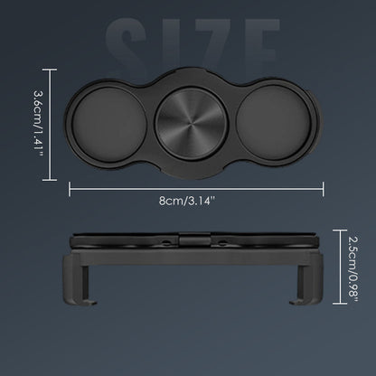 Dual-Ring Three-Finger Back Clip Holder
