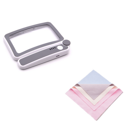 🔍💡Foldable, Handheld Reading Magnifier with Illumination 📖✨
