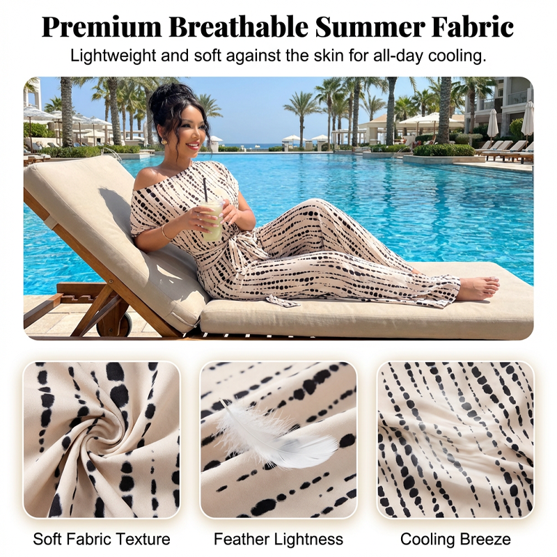Women's One-Shoulder Wide-Leg Jumpsuit