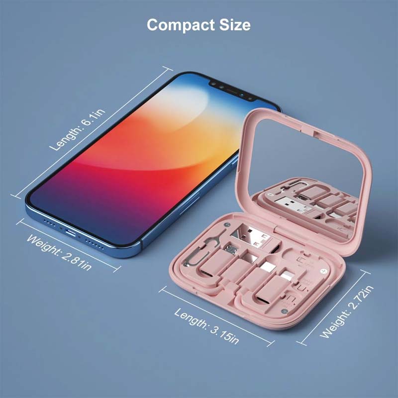 All-in-One USB-C Adapter Kit with Mirror
