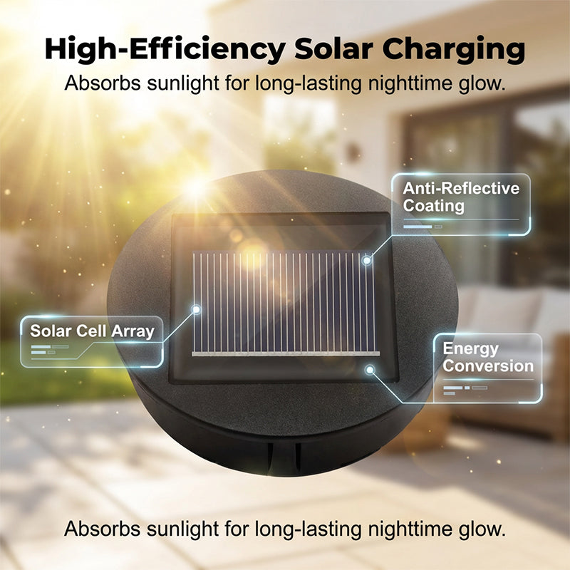Solar Powered Hollow-Out Hanging Light