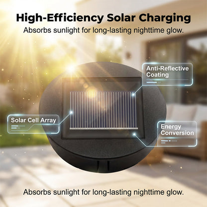 Solar Powered Hollow-Out Hanging Light
