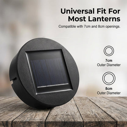 Solar Powered Hollow-Out Hanging Light