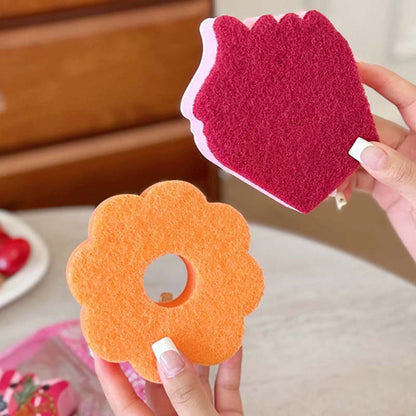 Dessert-Shaped Cleaning Sponge for Kitchen