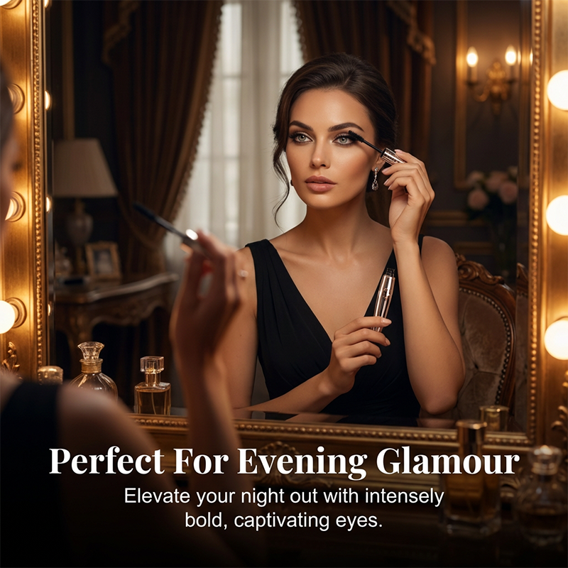 Waterproof Long Lasting Black Mascara