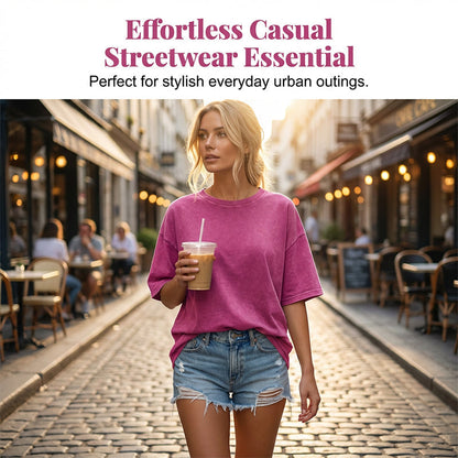 Women's Washed Vintage Oversized T-Shirt