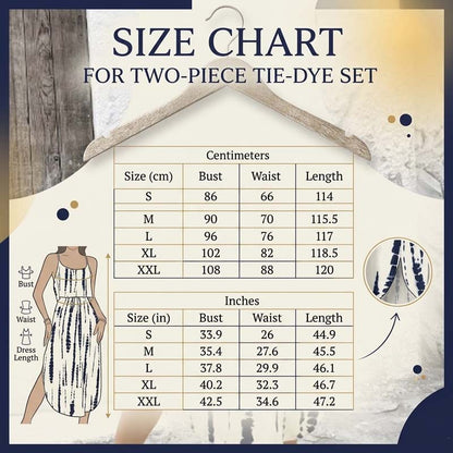 Women's Tie-Dye Cami Midi Dress