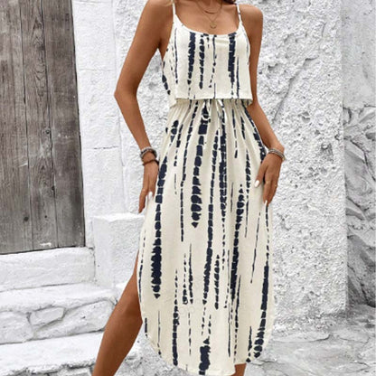 Women's Tie-Dye Cami Midi Dress