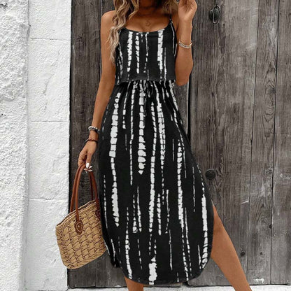 Women's Tie-Dye Cami Midi Dress