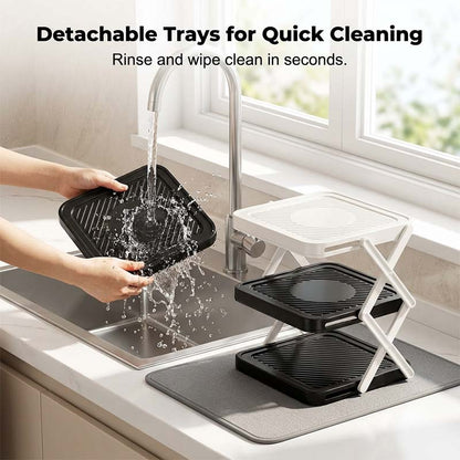 Multi-layer Dish & Prep Tray Storage Rack