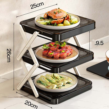 Multi-layer Dish & Prep Tray Storage Rack