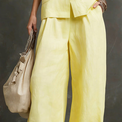 Women's Sleeveless Vest & Pants 2-Piece Set