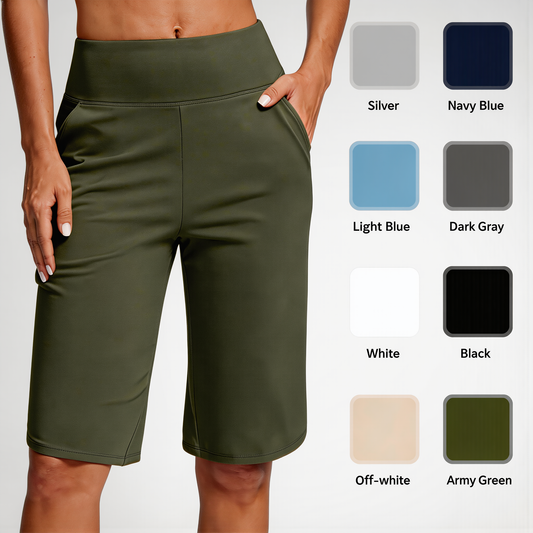 ⏰Summer Hot Sale 60% OFF🔥Women's High-Waist Yoga Shorts with Pockets