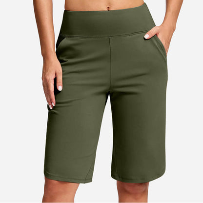 ⏰Summer Hot Sale 60% OFF🔥Women's High-Waist Yoga Shorts with Pockets