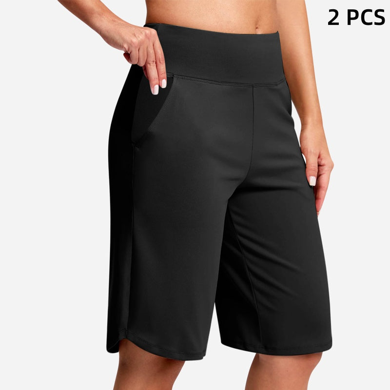 ⏰Summer Hot Sale 60% OFF🔥Women's High-Waist Yoga Shorts with Pockets
