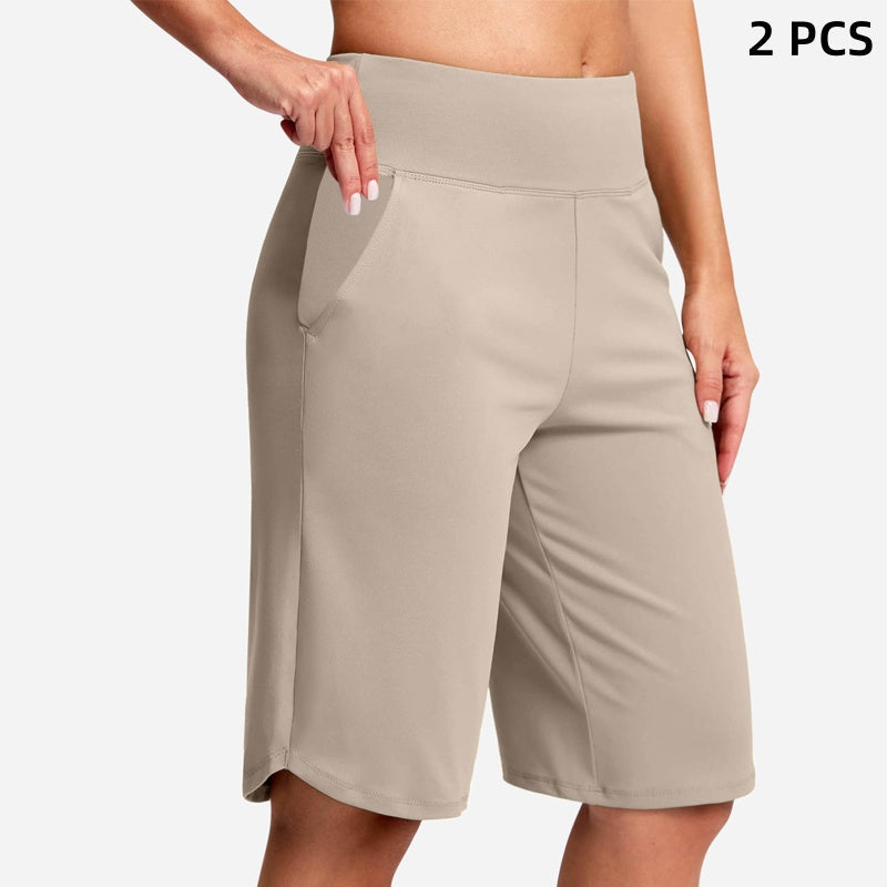 ⏰Summer Hot Sale 60% OFF🔥Women's High-Waist Yoga Shorts with Pockets