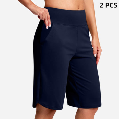 ⏰Summer Hot Sale 60% OFF🔥Women's High-Waist Yoga Shorts with Pockets