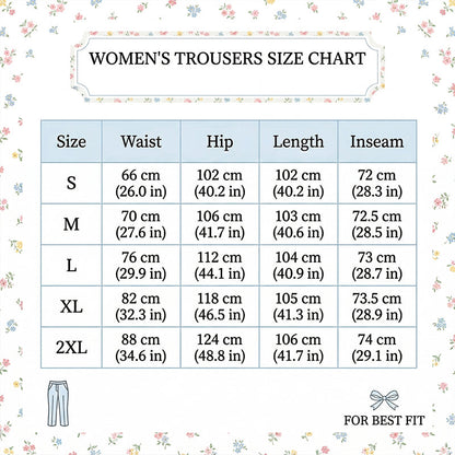 Women's Floral Print Wide-Leg Pants
