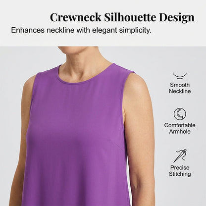 Women's Round Neck Sleeveless Dress