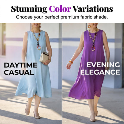 Women's Round Neck Sleeveless Dress