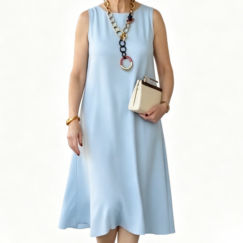 Women's Round Neck Sleeveless Dress
