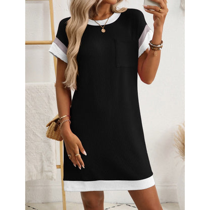 Women's T-Shirt A-Line Mini Dress