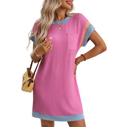 Women's T-Shirt A-Line Mini Dress