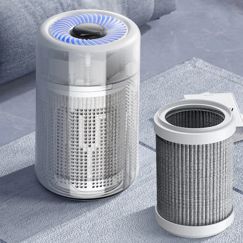 🍃 50% OFF NOW!💨 Compact Home Air Purifier – Quiet & Energy-Efficient – Allergies & Pet Hair Solution 🏠