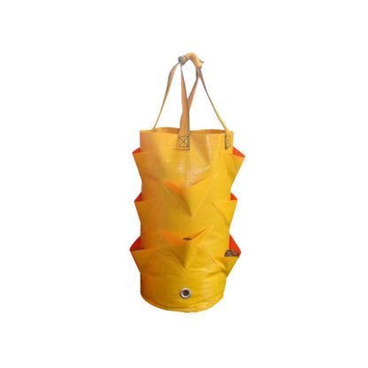 Hanging Strawberry Planter Bag with Side Pockets