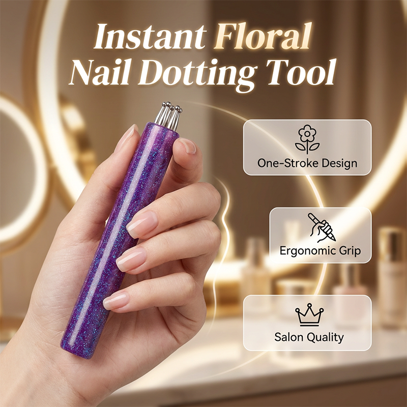 DIY Flower Nail Art Dotting Pen