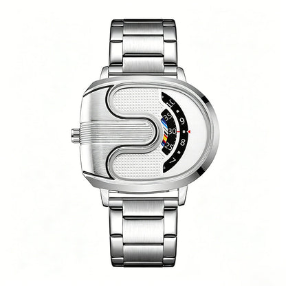 Men's Fashion U-Shaped Dial Watch