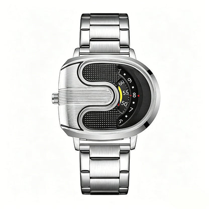Men's Fashion U-Shaped Dial Watch