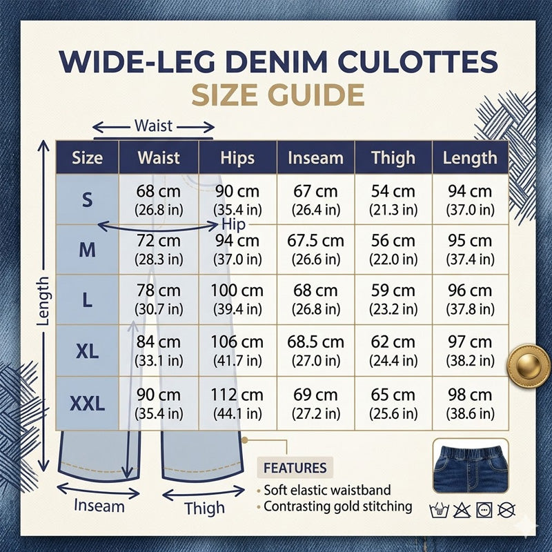 🥳SUMMER HOT SALE🥳💞50K+ SOLD!💥49% OFF! 🔥Women's Pull-On Wide-Leg Cropped Denim Jeans