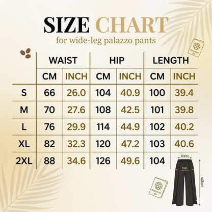 Women's Flowy Chiffon Wide-Leg Pants