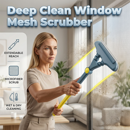 🥳2026 HOT SALE🥳💞50K+ SOLD!✨ 💝 Extendable Window Mesh Screen Cleaner Tool ✨– Adjustable Long Handle, Removes Dust & Cobwebs from Screens Easily