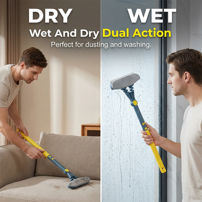 🧹Last Day Special Price:£ 10.99!!🥳💞50K+ SOLD!✨ 💝 Extendable Window Mesh Screen Cleaner Tool ✨– Adjustable Long Handle, Removes Dust & Cobwebs from Screens Easily