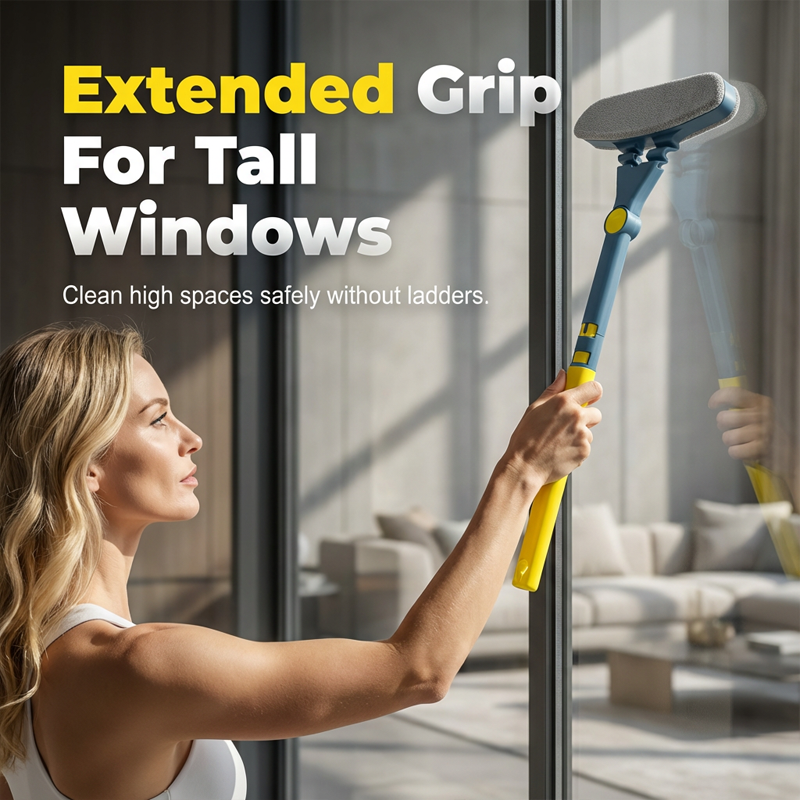 🧹Last Day Special Price:£ 10.99!!🥳💞50K+ SOLD!✨ 💝 Extendable Window Mesh Screen Cleaner Tool ✨– Adjustable Long Handle, Removes Dust & Cobwebs from Screens Easily