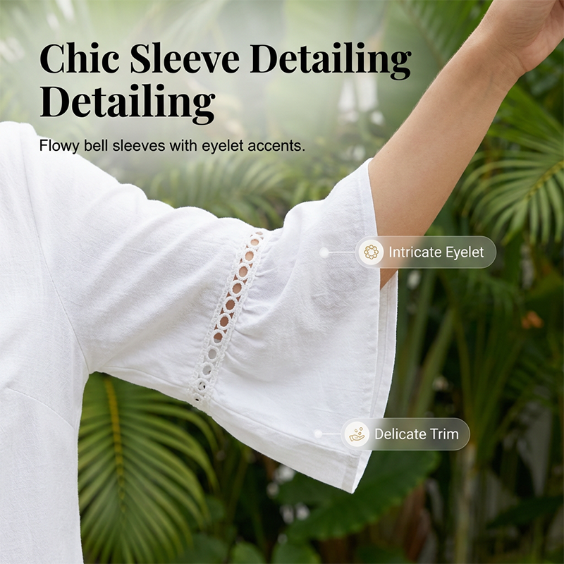 🔥Limited-time offer - Women's Summer V-Neck Jumpsuit with Bell Sleeves