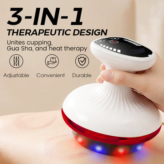 ✨New arrival 49% OFF! 💚3-in-1 Handheld Gua Sha & Cupping Massager