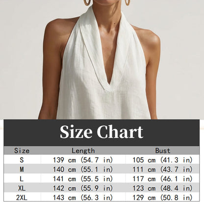 Elegant Summer Casual Halter Maxi Dress