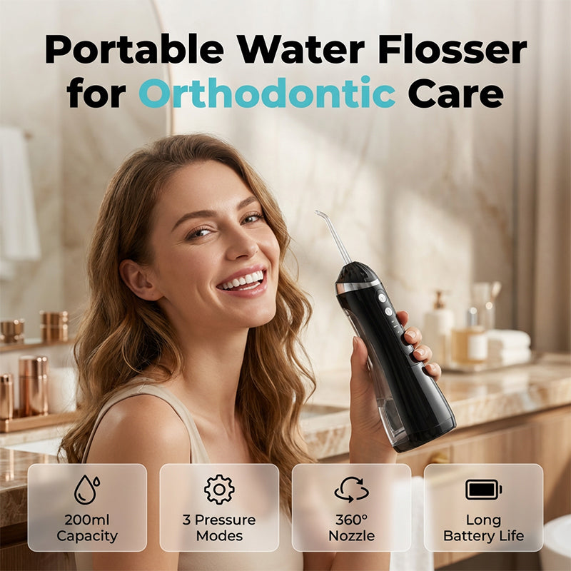 Portable Cordless Water Flosser with 3 Modes 🦷 Keep Your Smile Perfect Anywhere 😁💦