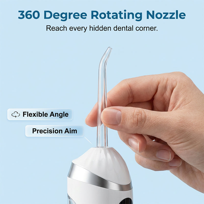 Portable Cordless Water Flosser with 3 Modes 🦷 Keep Your Smile Perfect Anywhere 😁💦