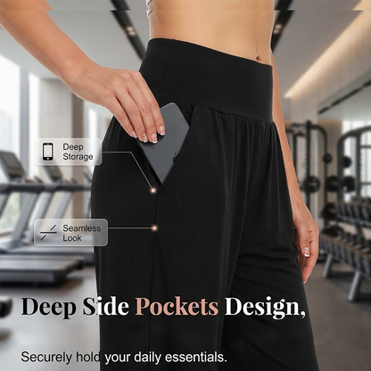 Limited Offer! High-Waist Yoga & Lounge Pants✨Pockets Included👖Ultimate Comfort