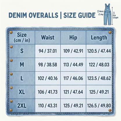 👖Women's Casual Baggy Denim Overalls with Pockets– Relaxed Style, All-Day Comfort✨