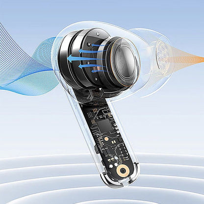 No Latency Wireless Bluetooth Headphones with Multifunctional Display