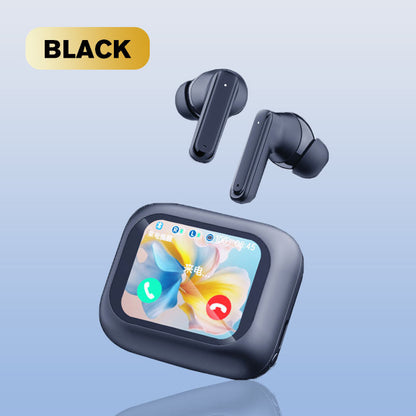 No Latency Wireless Bluetooth Headphones with Multifunctional Display