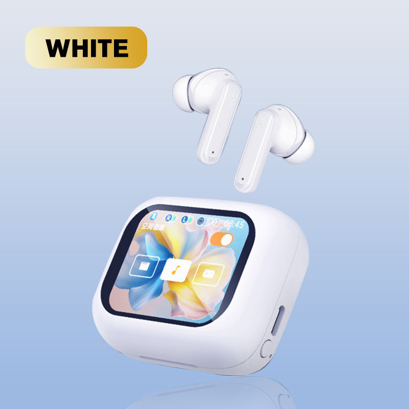 No Latency Wireless Bluetooth Headphones with Multifunctional Display