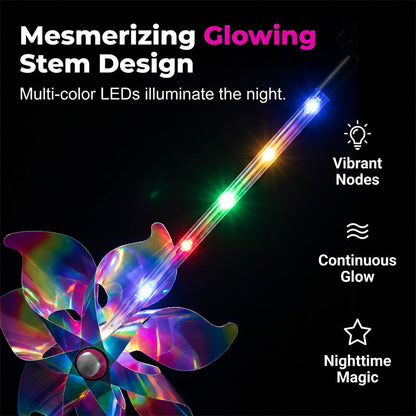 🔥Summer Hot Sale 49% OFF✨ Solar Powered Rainbow Pinwheel Garden Light